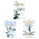 Poppy War Series Book Set by R.F. Kuang – 3 Book Collection (The Poppy War, The Dragon Republic, The Burning God) – Epic Fantasy Adventure