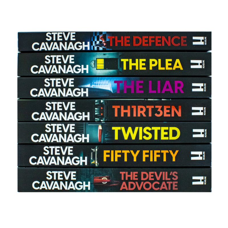 Eddie Flynn Series 7 Books Collection Set by Steve Cavanagh | Gripping Legal Thrillers, Courtroom Drama, Mystery, Suspense, Fast-Paced Page-Turners