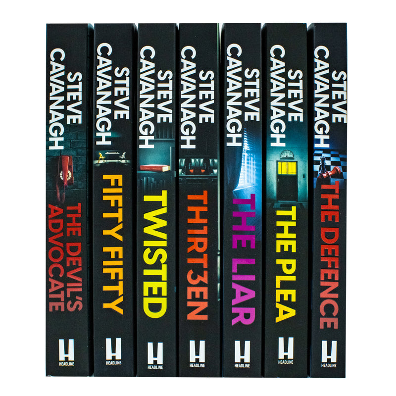 Eddie Flynn Series 7 Books Collection Set by Steve Cavanagh | Gripping Legal Thrillers, Courtroom Drama, Mystery, Suspense, Fast-Paced Page-Turners