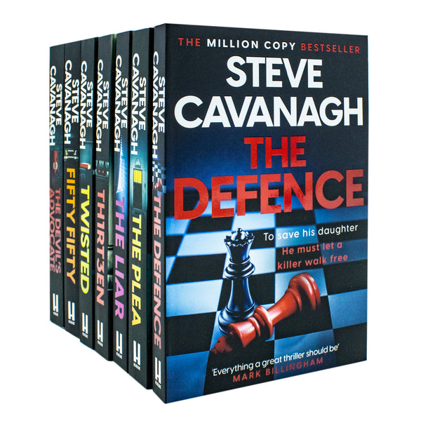 Eddie Flynn Series 7 Books Collection Set by Steve Cavanagh | Gripping Legal Thrillers, Courtroom Drama, Mystery, Suspense, Fast-Paced Page-Turners