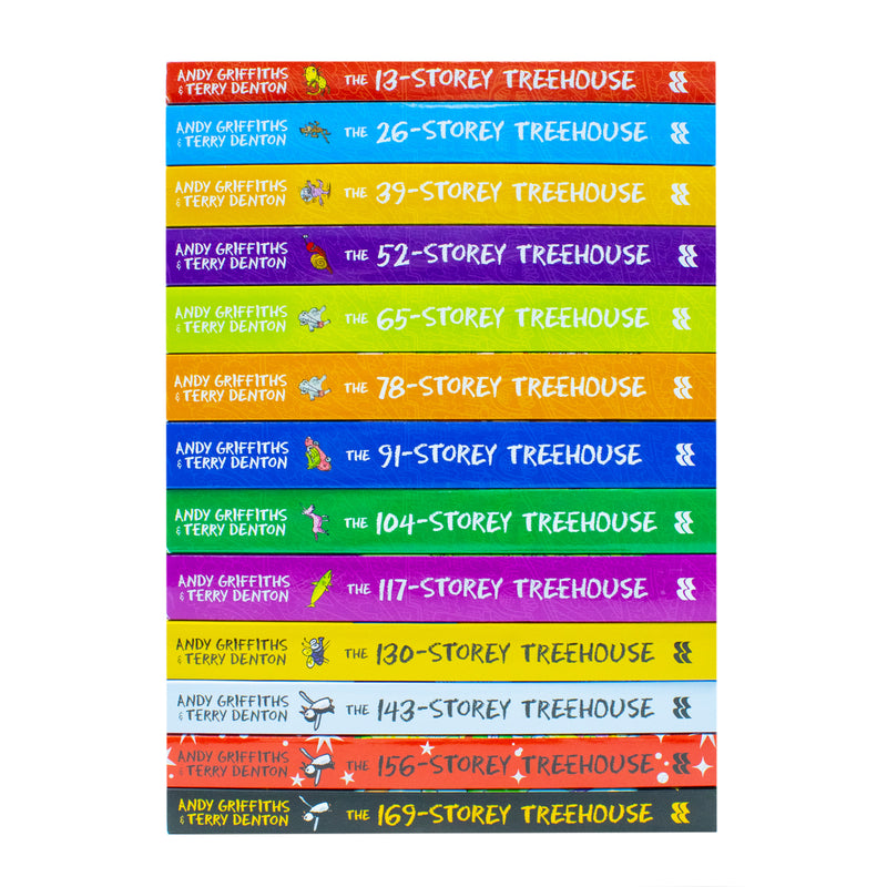 The Treehouse Series 1-13 Books Collection Set by Andy Griffiths & Terry Denton