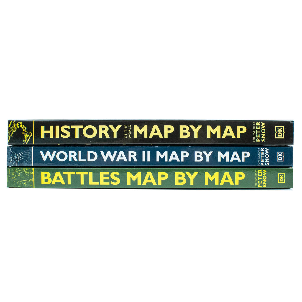 Map by Map Series: Explore 3 Hardback History Books by Peter Snow ...