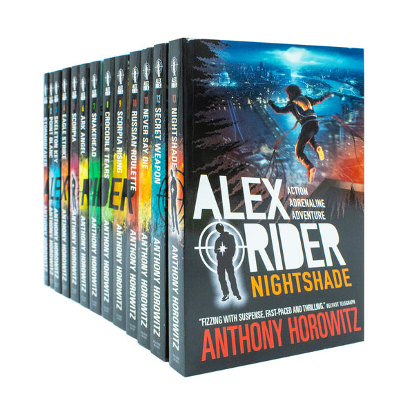 Alex Rider Series 13 Books Collection Set By Anthony Horowitz: 13 Explosive Adventures