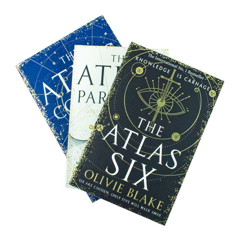 Atlas Series 3 Books Collection Set By Olivie Blake (The Atlas Six, The Atlas Paradox and The Atlas Complex)