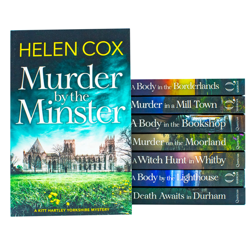 The Kitt Hartley Yorkshire Mysteries Series 8 Books Collection Set By Helen Cox (Murder by The Minster, Death Awaits in Durham, Murder in a Mill Town, A Body in the Borderlands & More)