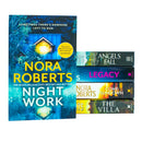 Nora Roberts 5 books set ( The Villa, Angels Fall, Nightwork, Legacy, Come Sundown)