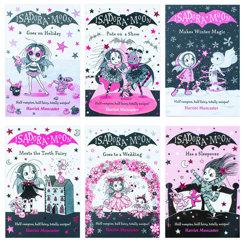 Harriet Muncaster Isadora Moon Series 2 Collection 6 Books Set (meets the Tooth Fairy, Goes to a Wedding, Goes on Holiday & More)