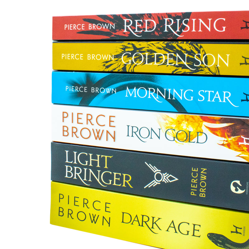 The Red Rising Series: A 6 Books Collection By Pierce Brown, Paperback - Epic Sci-Fi Saga for Ages 12+ with Adventure and Rebellion