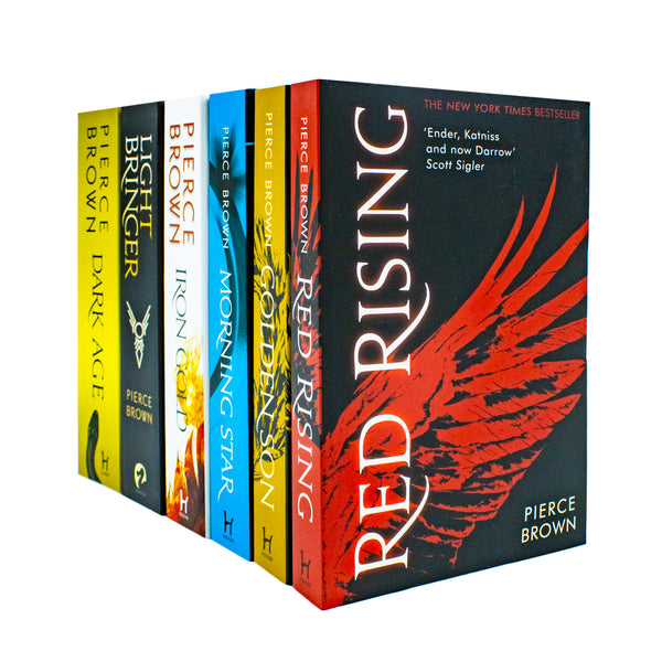 The Red Rising Series: A 6 Books Collection By Pierce Brown, Paperback - Epic Sci-Fi Saga for Ages 12+ with Adventure and Rebellion