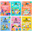 My First MATHS Library Set of 6 Books Collection Set By Shweta Sinha Level 1- 3