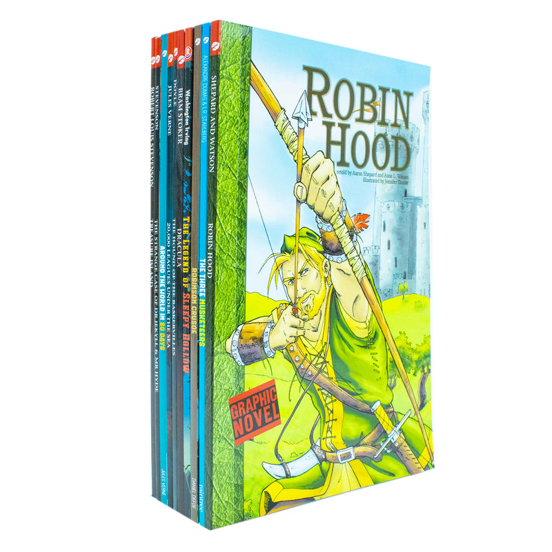 Discover the Graphic Revolve Series 10 Books Collection Set - Engaging 12+ Years Graphic Novels for Young Readers