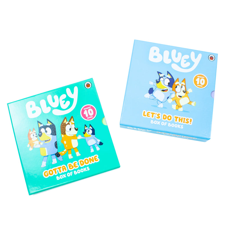 Bluey 20-Book Story Collection Box Set, Dive into Fun-Filled Adventures with Bluey and Friends, Perfect Gift Set for Kids