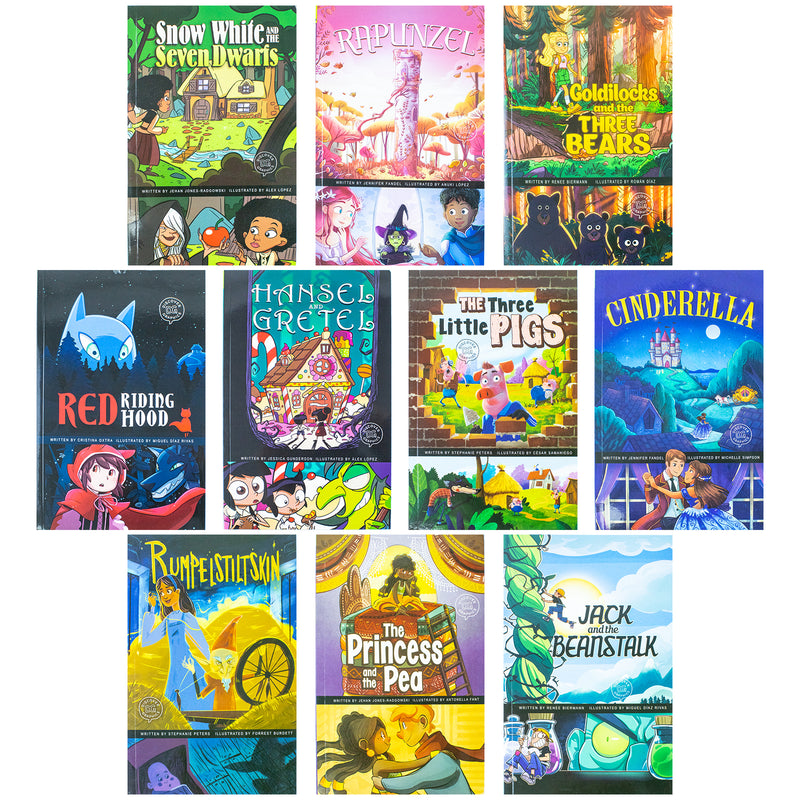 A Discover Graphics Fairy Tale 10 Books Collection Set