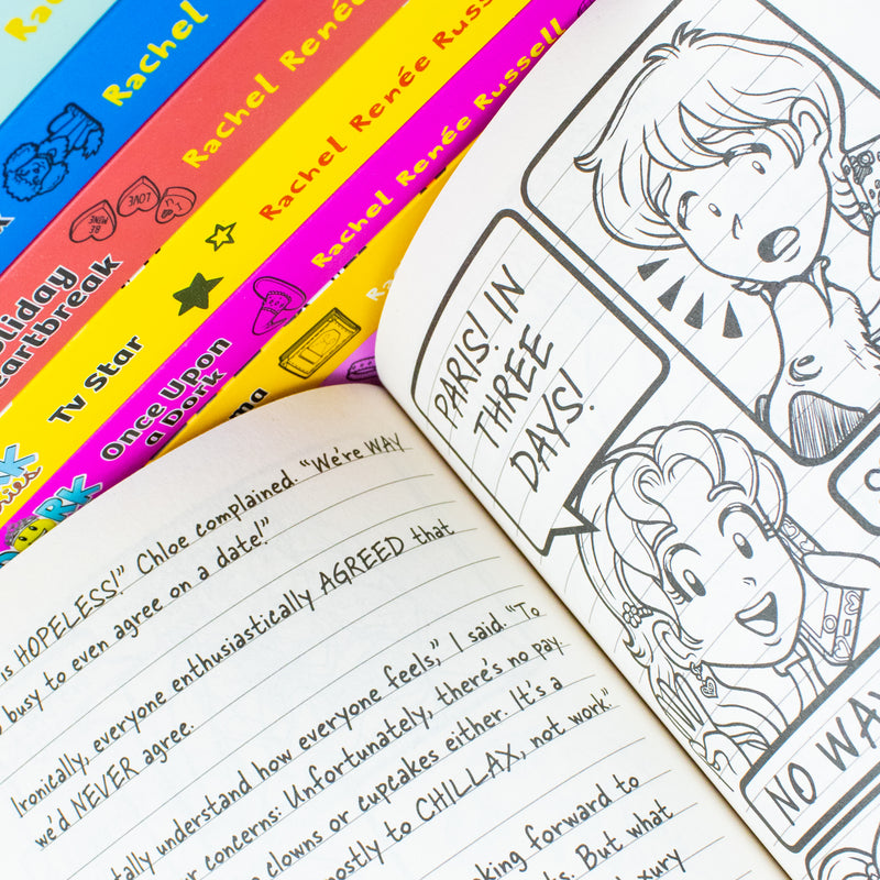 Dork Diaries 15 Book Set Collection Volume 1-15 By Rachel Renee Rushell