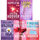 Hopeless Series By Colleen Hoover 5 Books Collection Set (Losing Hope, Finding Cinderella, Hopeless, Finding Perfect & All Your Perfect)