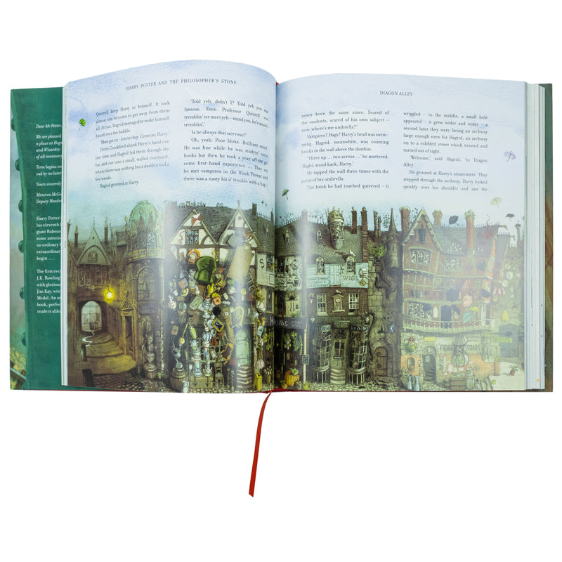 Explore the magic of Harry Potter and the Philosopher's Stone: Illustrated Edition by J.K. Rowling - Recommended for ages 12+ years