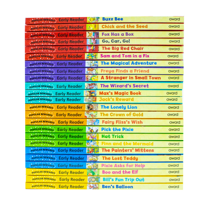 Popular Rewards Early Readers - Red Collection 24 Books Set