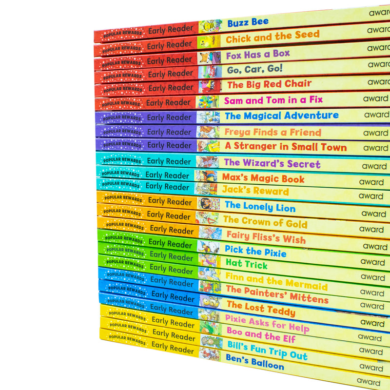 Popular Rewards Early Readers - Red Collection 24 Books Set