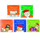 Usborne Thats Not My Christmas Series 5 Books Collection Set (Touchy-Feely Board Books) by Fiona Watt Inc That's Not My Christmas Fairy, Snowman, Elf, Santa & Reindeer