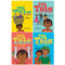 Too Small Tola Collection 4 Book Set By Atinuke (Three fine girls, Gets Tough, Makes it Count, Too Small Tola)