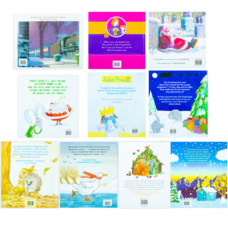 Ultimate Christmas Storytime Bundle: Elmer’s Cosy Christmas, Zoo Adventures, and Miles Kelly Fairytales, 30 Magical Books for Festive Family Fun