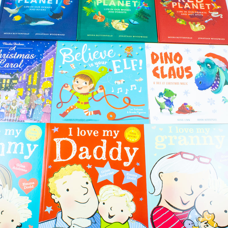 Ultimate Christmas Treasure Bundle Collection - Heartwarming I Love You Stories, Colours of the blue planet & Santa's Big Pack of Christmas– 30 Magical Holiday Books for Kids