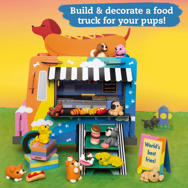 mini clay world puppy treat truck: a fun hardback craft book for 8+ years old kids By Klutz