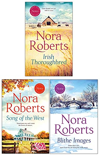 Nora Roberts Collection 3 Books Set (Blithe Images, Irish Thoroughbred ...