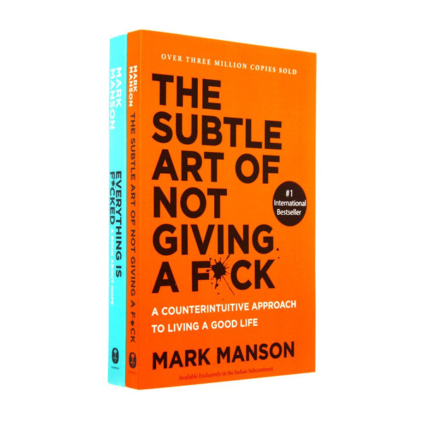 Mark Manson Collection 2 Books Set (The Subtle Art of Not Giving a F*c –  Lowplex