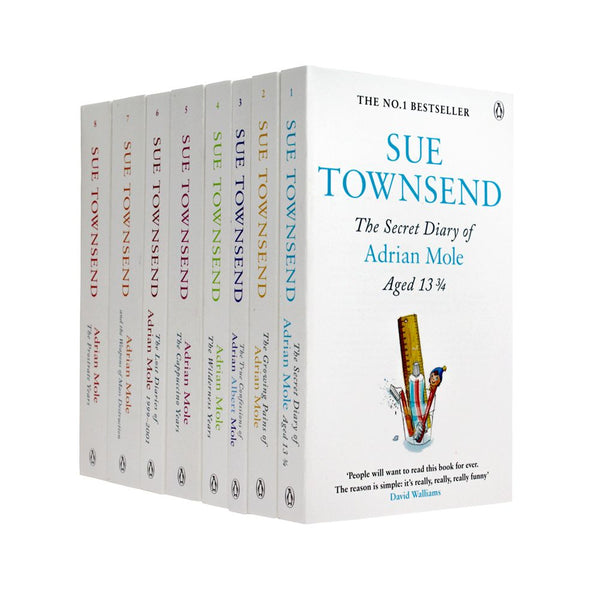 Sue Townsend Adrian Mole Series 8 Books Set Collection, The