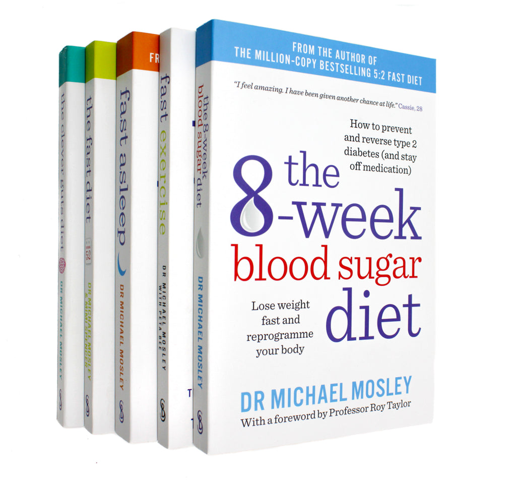 Dr Michael Mosley 5 Books Collection Set (The 8-Week Blood Sugar Diet ...