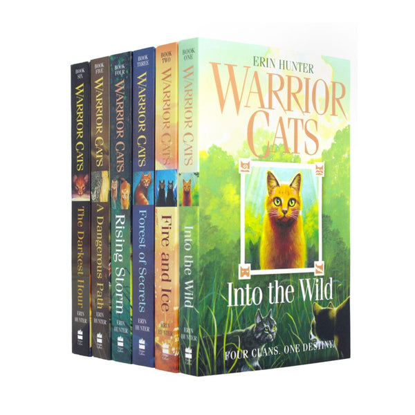 Warrior Cats Series 2 Erin Hunter 6 Books Collection Set Pack The
