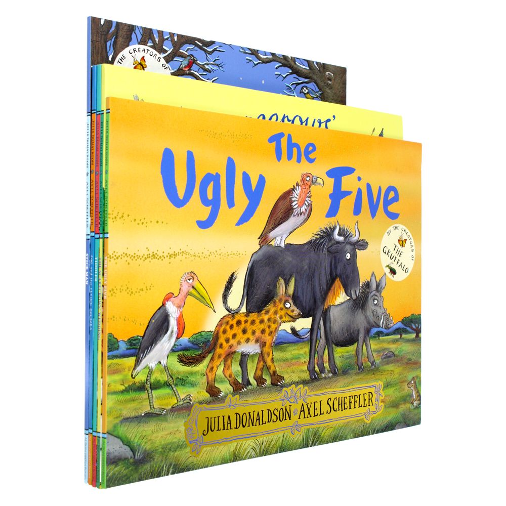 Julia Donaldson The Ugly 5 Books Collection Set (Ugly, Stick, Tiddler ...