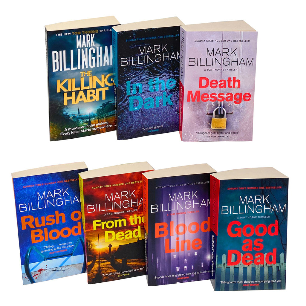 Mark Billingham Tom Thorne Thriller 7 Books Collection Set, In The Dar ...