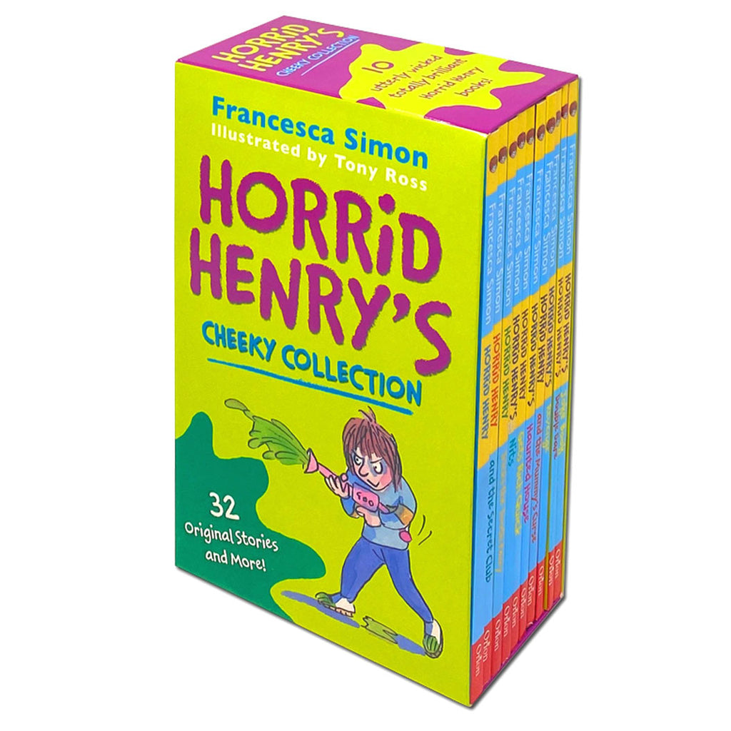 Horrid Henry 10 Books Box Set - Paperback for Kids by Francesca Simon ...