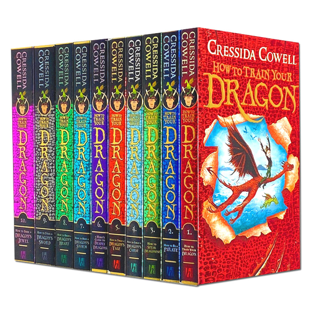 How to Train Your Dragon 10 Books Collection Set By Cressida Cowell ...