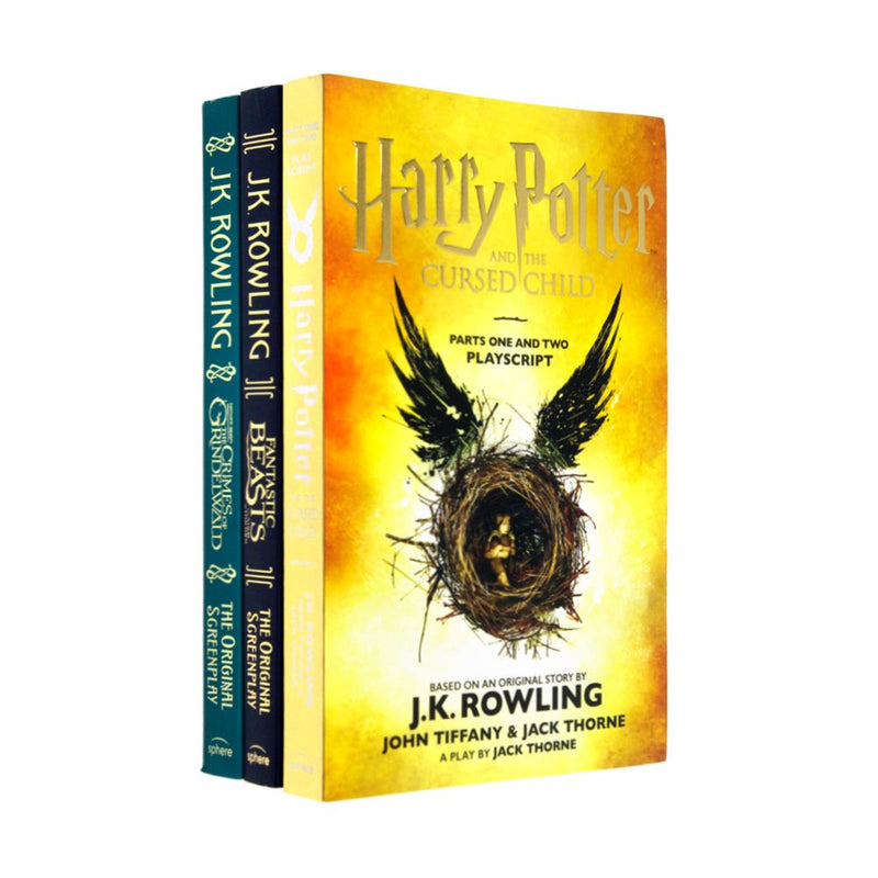 J.K. Rowling Collection 3 Books Set (Fantastic Beasts and Where to Find  Them, The Crimes of Grindelwald, Harry Potter and the Cursed Child - Parts  One and Two): J.K. Rowling: 9789124078867: : Books
