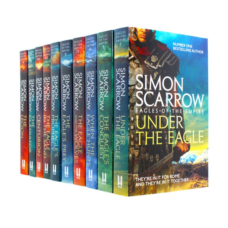  Simon Scarrow Eagles of the Empire Series Collection 5 Books  Box Set (Book 1-5) (Under the Eagle, Eagles the Conquest, When the Eagle  Hunts, The Eagle and the Wolves, Eagles Prey)