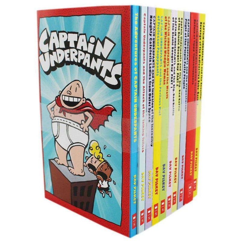 Captain Underpants 10 Books Set Collection Dav Pilkey – Lowplex