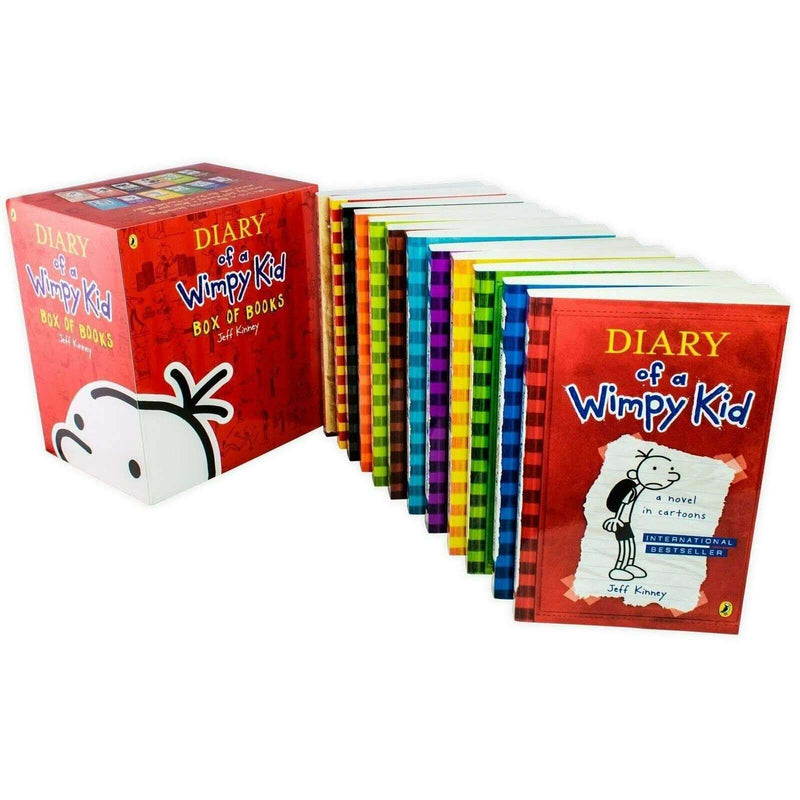 Diary Of A Wimpy Kid Box Of Books 5-8 - By Jeff Kinney (mixed