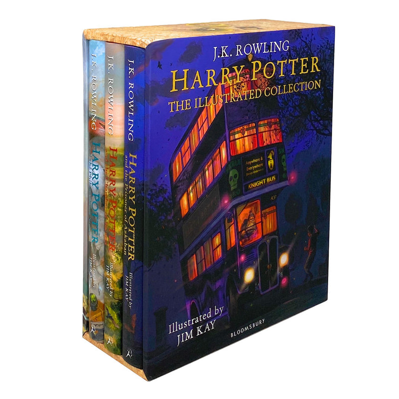 Harry Potter The Illustrated 3 Books Collection Set By J.K Rowling