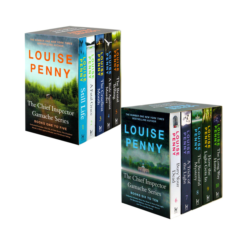 The Chief Inspector Gamache Series Books 1- 10 Collection Set by Louise  Penny Paperback