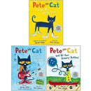 Pete the Cat Series 3 Books Collection Set by Eric Litwin I Love My White Shoes