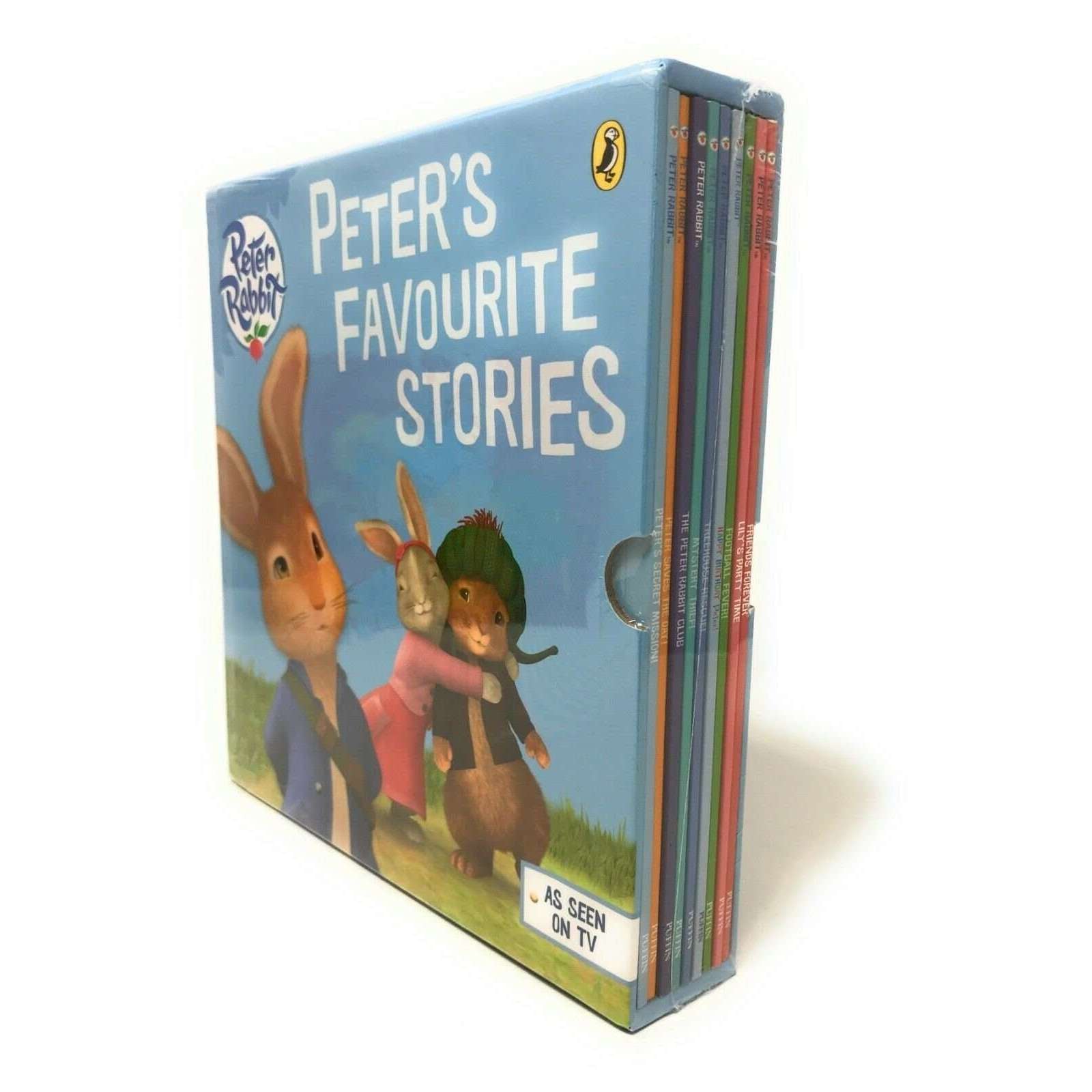 Peter Rabbit Collection Peter's Favorite Stories 9 Books Set - As Seen ...