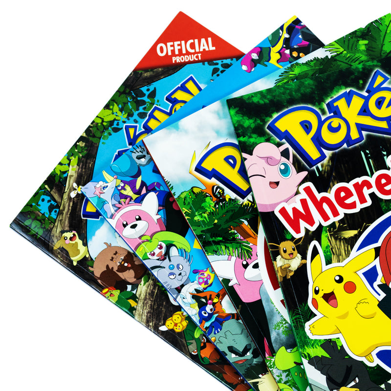 Pokémon Search and Find 4 Books Collection Set (Pokémon: Search and Fi