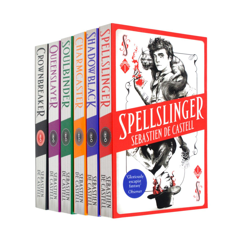 The Spellslinger Series 6 Books Set Collection Sebastien De Castell ...