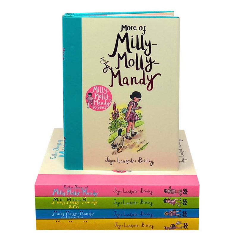 Milly Molly Mandy 5 Books Set Collection by Joyce Lankester Brisley Old Covers